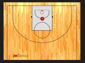 Cancha de Baloncesto zona restringida