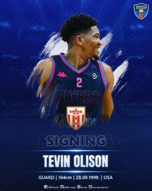 Tevin Olison se une a Borac Mozzart 20251021 225755