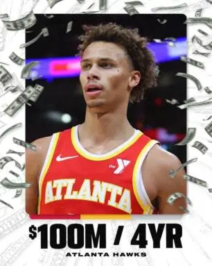 Dyson Daniels renueva con Atlanta tras ganar el MIP Dyson Daniels