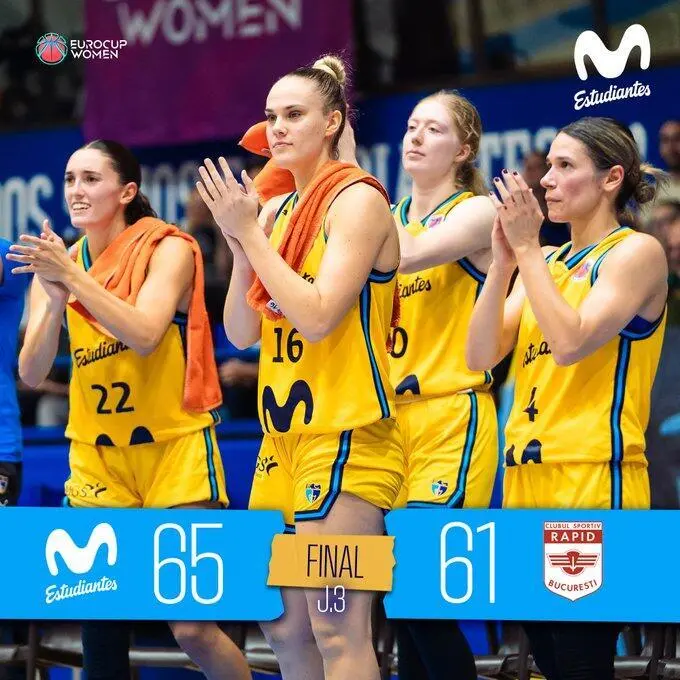 Ezeigbo guía a Women in Black en victoria sobre Rapid Bucuresti Movistar Estudiantes Eurocup 1