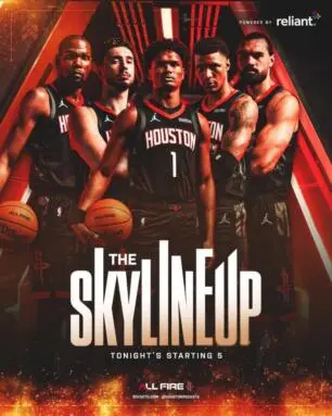 Quinteto de los Rockets inédito en la NBA Rockets