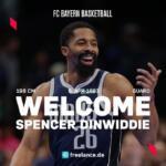 Spencer Dinwiddie se une al Bayern para el resto de la temporada Spencer DinWiddie