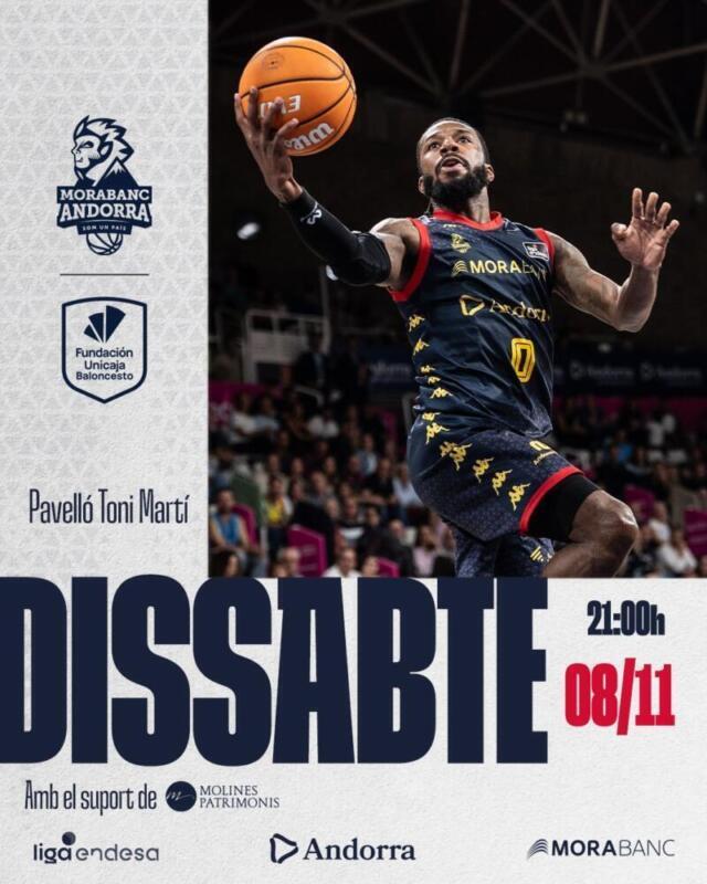 MoraBanc busca ganar a Unicaja y salir de la zona de peligro Andorra Unicaja scaled