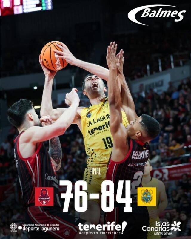 La Laguna Tenerife vence a Casademont Zaragoza 76-84 Casademont LaLaguna scaled