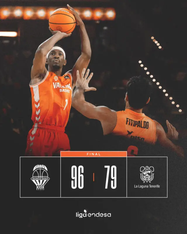 La Laguna Tenerife pierde el liderato en Roig Arena 96-79 Kameron Taylor contra Tenerife scaled
