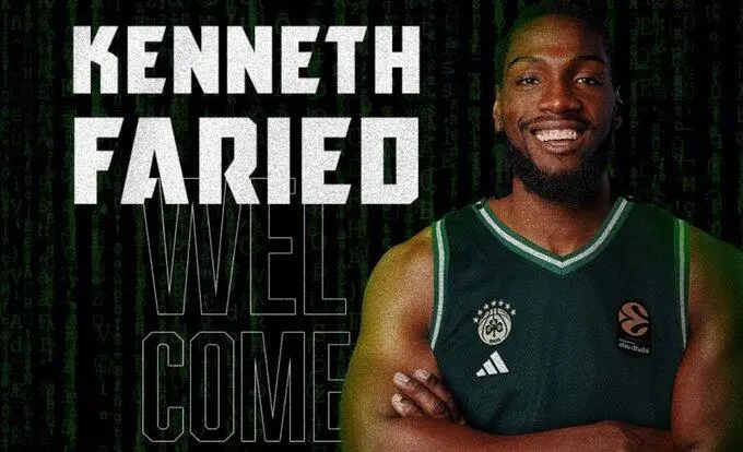 Kenneth Faried se une al Panathinaikos con contrato temporal Kenneth Faried