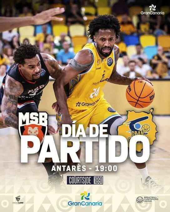 Dónde ver gratis y horario del Dreamland Gran Canaria vs Le Mans en la Basketball Champions League LE Mans Dreamland Gran Canaria