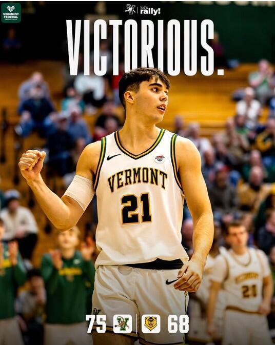 Debut destacado de Lucas Marí en la NCAA Lucas Mari Vermont
