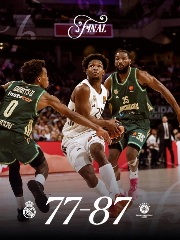 Panathinaikos arrasa en Madrid 77-87 Real Madrid Panathinaikos