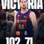 Barça confirma su buen momento con victoria contundente 102-71 Barca Basket