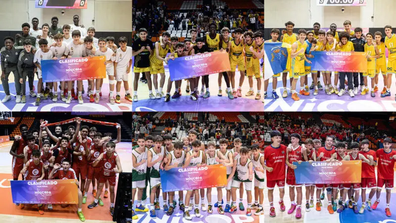 Clasificados para la Minicopa Endesa Valencia 2026 Clasificados MiniCopa Endesa 2026