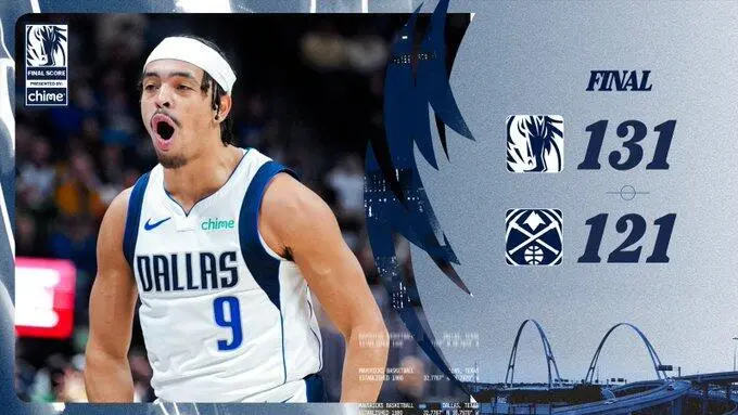 Nuggets pierden ante Mavs a pesar del triple doble de Jokic Dallas Denver