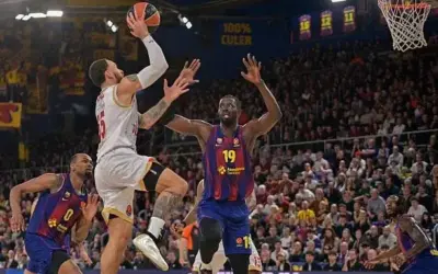 Mónaco humilla al Barça en el partido 74-90 Mike James