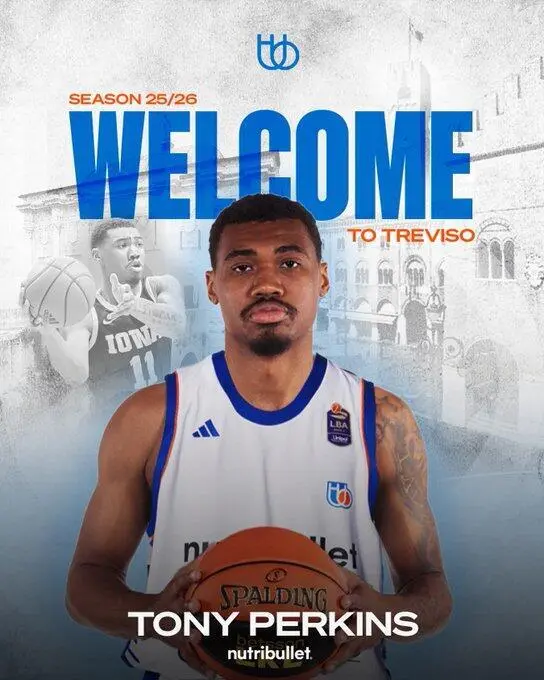 Tony Perkins se une a Nutribullet Treviso para fortalecer el equipo Tony Perkins