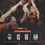 Victoria de Valencia Basket en el regreso de Ouviña en Roig Arena Valencia Basket Spar Gran Canaria