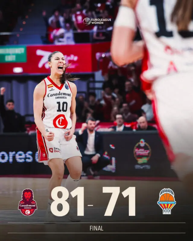 Casademont gana a Valencia y lo iguala en la Euroliga 81-71 Casademont VBC Euroliga scaled