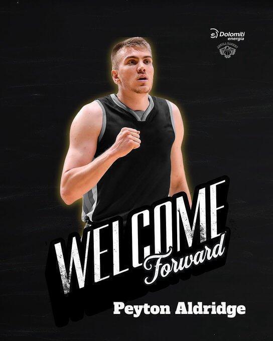 Trento refuerza su equipo al firmar a Peyton Aldridge Payton Aldridge