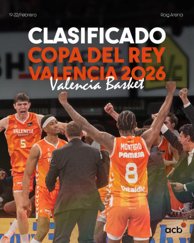Valencia Basket se clasifica deportivamente para la Copa del Rey Valencia Basket Clasificado CopaReyACB scaled