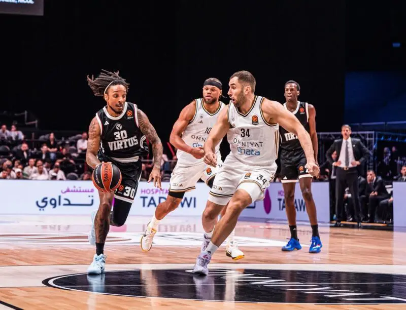 Virtus Bologna derrota a Dubai en Euroleague 72-80 Virtus Dubai