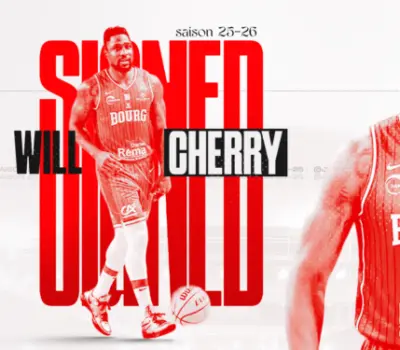 Will Cherry jugará en JL Bourg Will Cherry