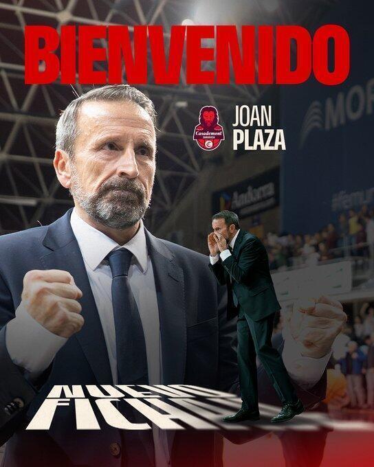 Joan Plaza se convierte en el nuevo entrenador de Casademont Zaragoza Joan Plaza Casademont Zaragoza