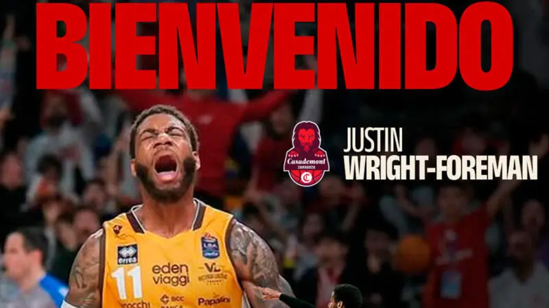 Justin Wright-Foreman anotador para Casademont Zaragoza Justin Wright Foreman 1