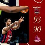 Kosner Baskonia logra victoria ante Hiopos Lleida 93-90 Baskonia Hiopos Lleida