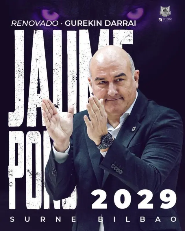 Jaume Ponsarnau extiende su contrato con Surne Bilbao hasta 2029 Jaume Ponsarnau scaled