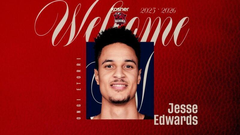 Jesse Edwards se une al juego interior de Kosner Baskonia Jesse Edwards