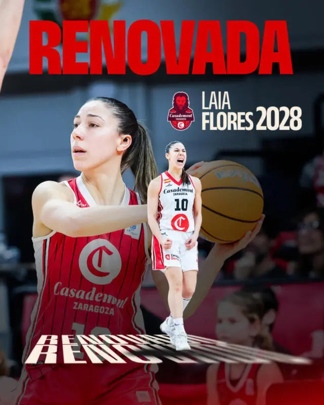 Laia Flores extiende su contrato con Casademont Zaragoza Laia Flores scaled