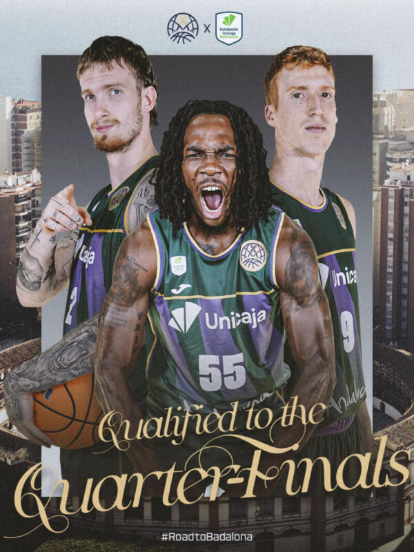 Unicaja vence en Chalon y asegura pase a cuartos 70-80 Unicaja BCL scaled