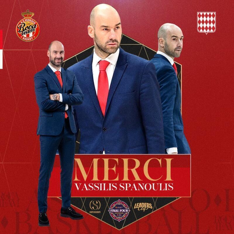 Spanoulis finaliza su etapa en Mónaco oficialmente Vassilis Spanooulis Monaco