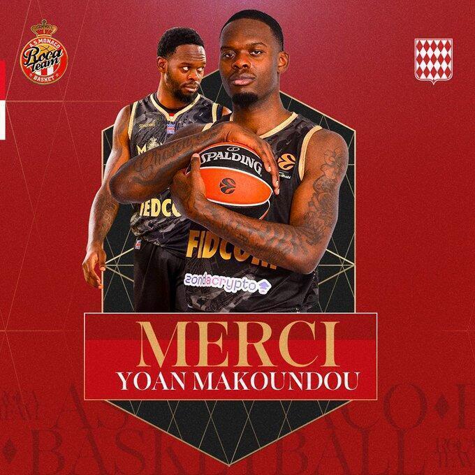 Mónaco y Yoan Makoundou se separan Yoan Makoundou