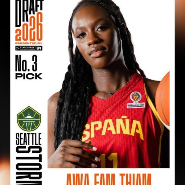 Awa Fam, Iyana Martín y Marta Suárez drafteadas en la WNBA