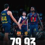 Batacazo del Barça que complica su playoff 79-93 Barca Panathinaikos
