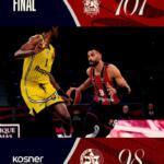Baskonia triunfa 101-98 ante Maccabi a puerta cerrada Baskonia Maccabi