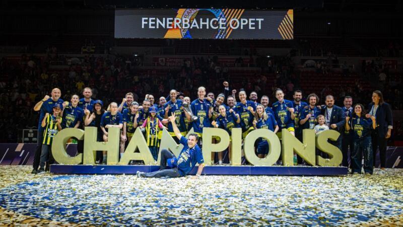 Fenerbahce de Miguel Méndez campeón de la Euroliga al vencer a Galatasaray Fenerbahce Opet Euroleague Women