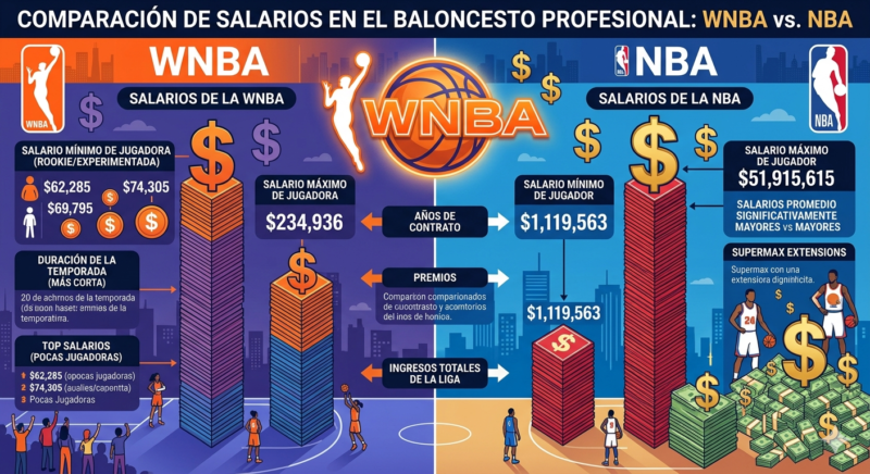 Contratos y salarios de jugadoras españolas en la WNBA
