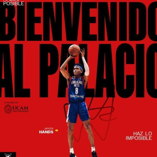 Jaylen Hands se une al UCAM Murcia CB como nuevo jugador