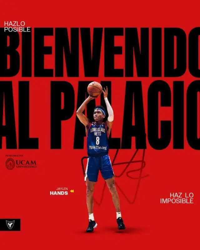 Jaylen Hands se une al UCAM Murcia CB como nuevo jugador Jaylen Hands scaled