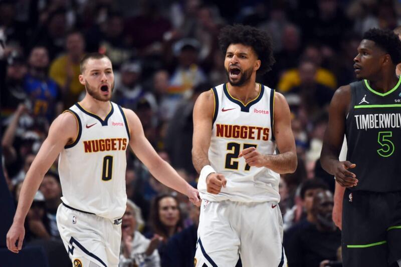 Jokic y Murray guían a los Nuggets frente a los Timberwolves Murray