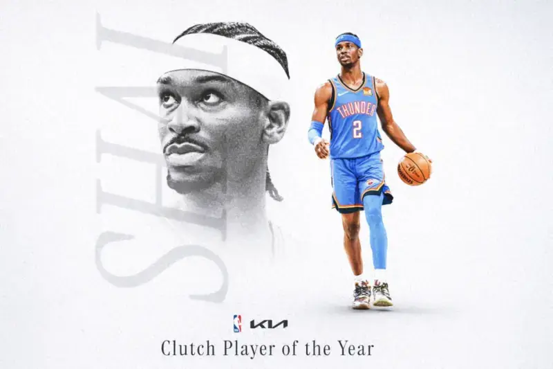 Shai Gilgeous-Alexander elegido Jugador Clutch del Año NBA Shai Gilgeous Alexander 1