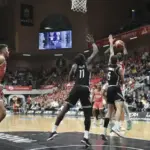 UCAM pierde en Europa a pesar de los 41 puntos de DeJulius UCAM PAOK 1