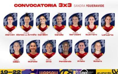 Sandra Ygueravide presenta sus trece elegidas para el Mundial 3x3 3X3 FEMENINO