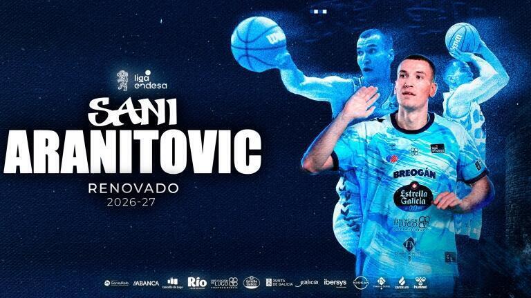 Aleksandar Aranitovic continuará otra temporada en Río Breogán Aleksandar Aranitovic