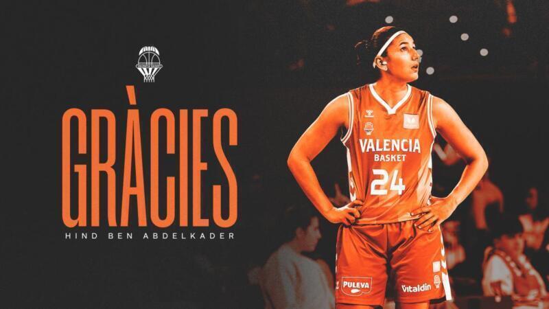 Hind Ben Abdelkader no sigue en Valencia Basket Hind Ben Abdelkader