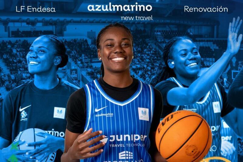 Iris Mbulito conserva el número 13 del Azulmarino Iris Mbulito
