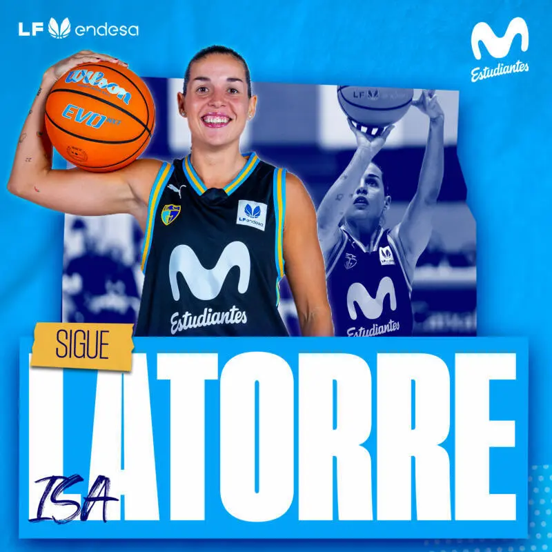 Isa Latorre renueva su contrato por otro año más Isa Latorre