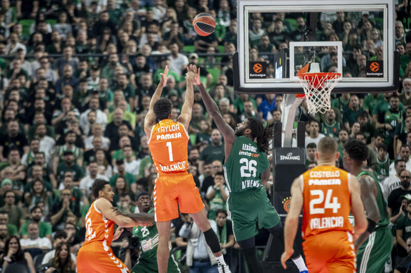 Valencia derrota al Panathinaikos en 87-91 en un emocionante partido Pana VBC