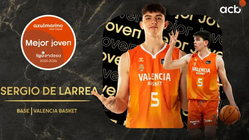 Sergio de Larrea nombrado mejor joven de la Liga Endesa 2025-26 Sergio de Larrea